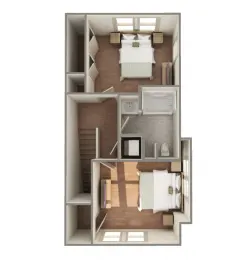 2 Bedroom Loft floor plan