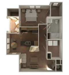 1 Bedroom Loft floor plan