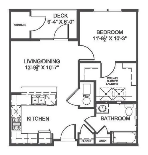 The Ballast floor plan