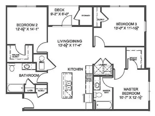 The Junction floor plan