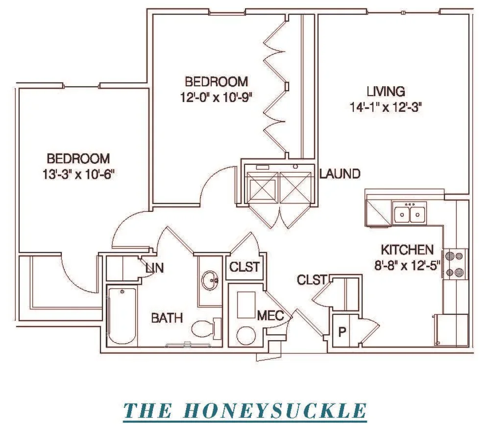Honeysuckle floor plan