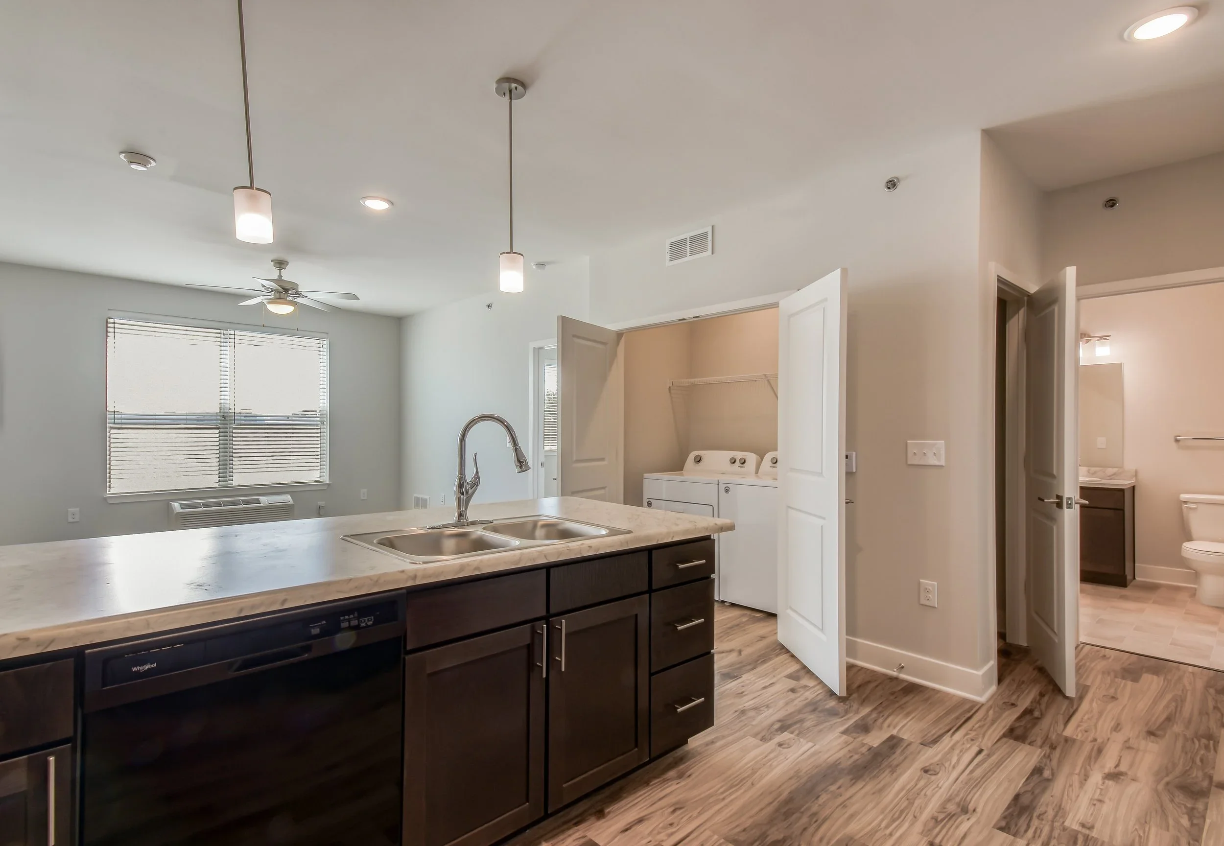 Kitchen and laundry
