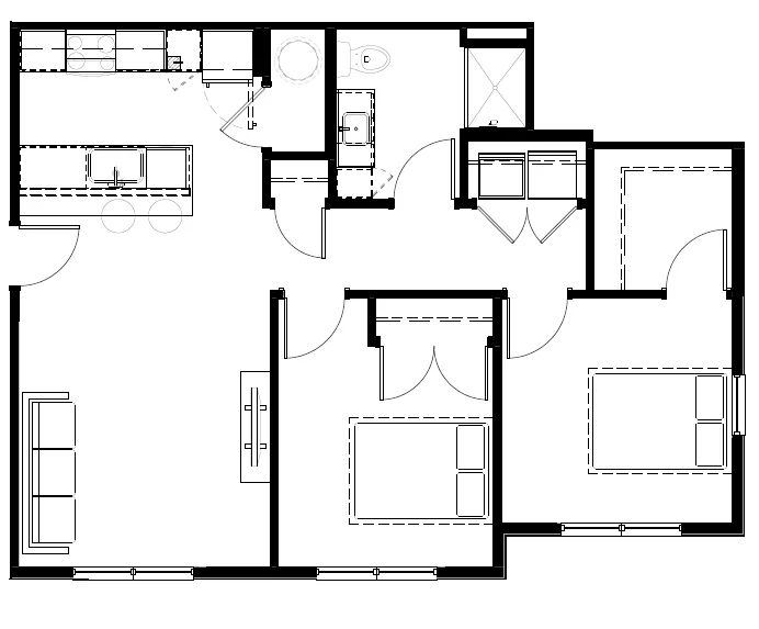 The Current floor plan