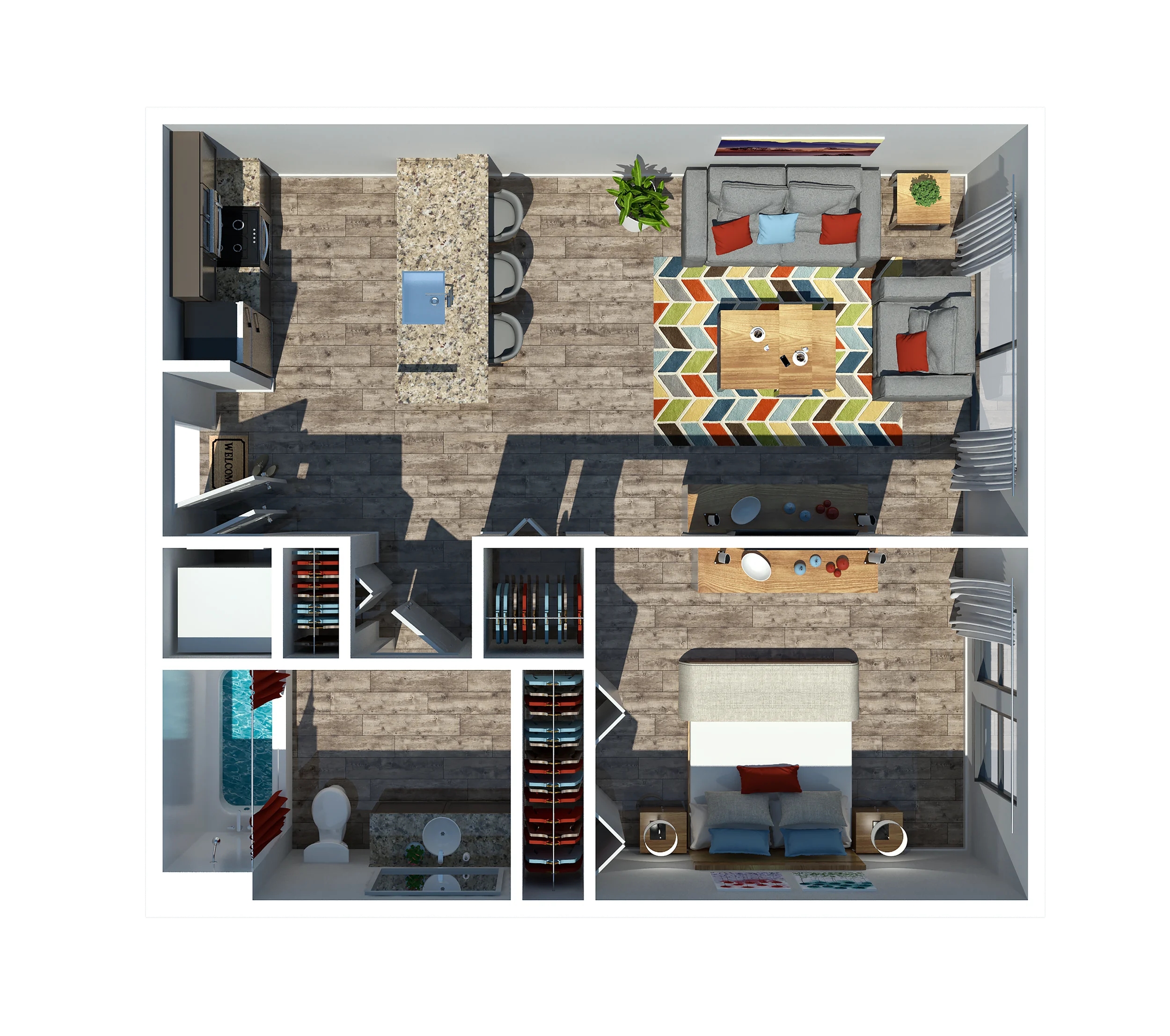 Studio floor plan