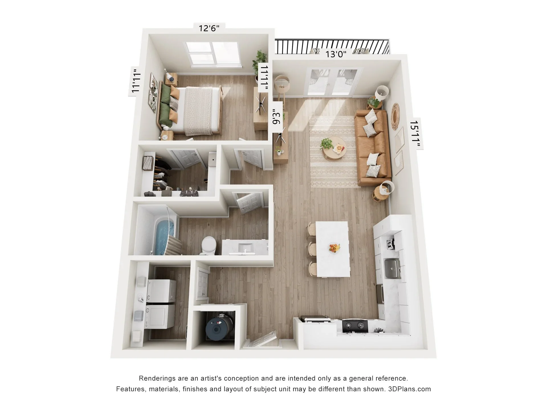 Highland East A1 floor plan