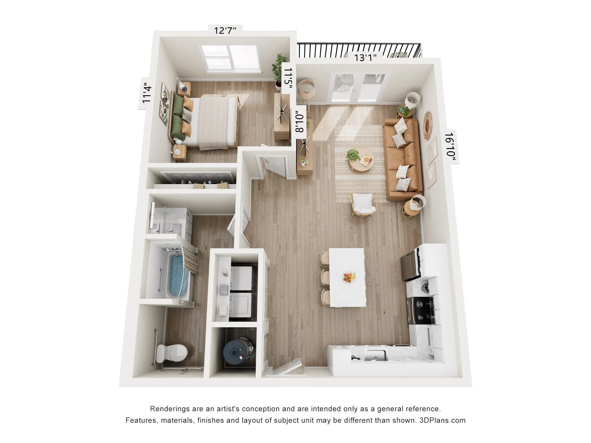 Highland East A2 floor plan