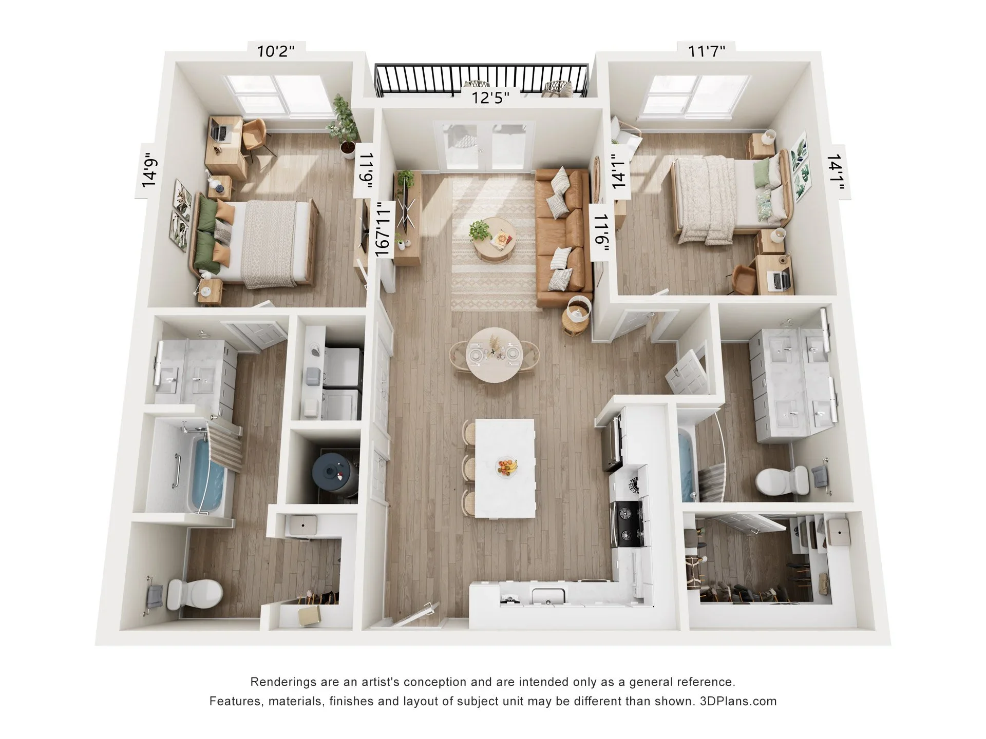 Highland East B2 floor plan