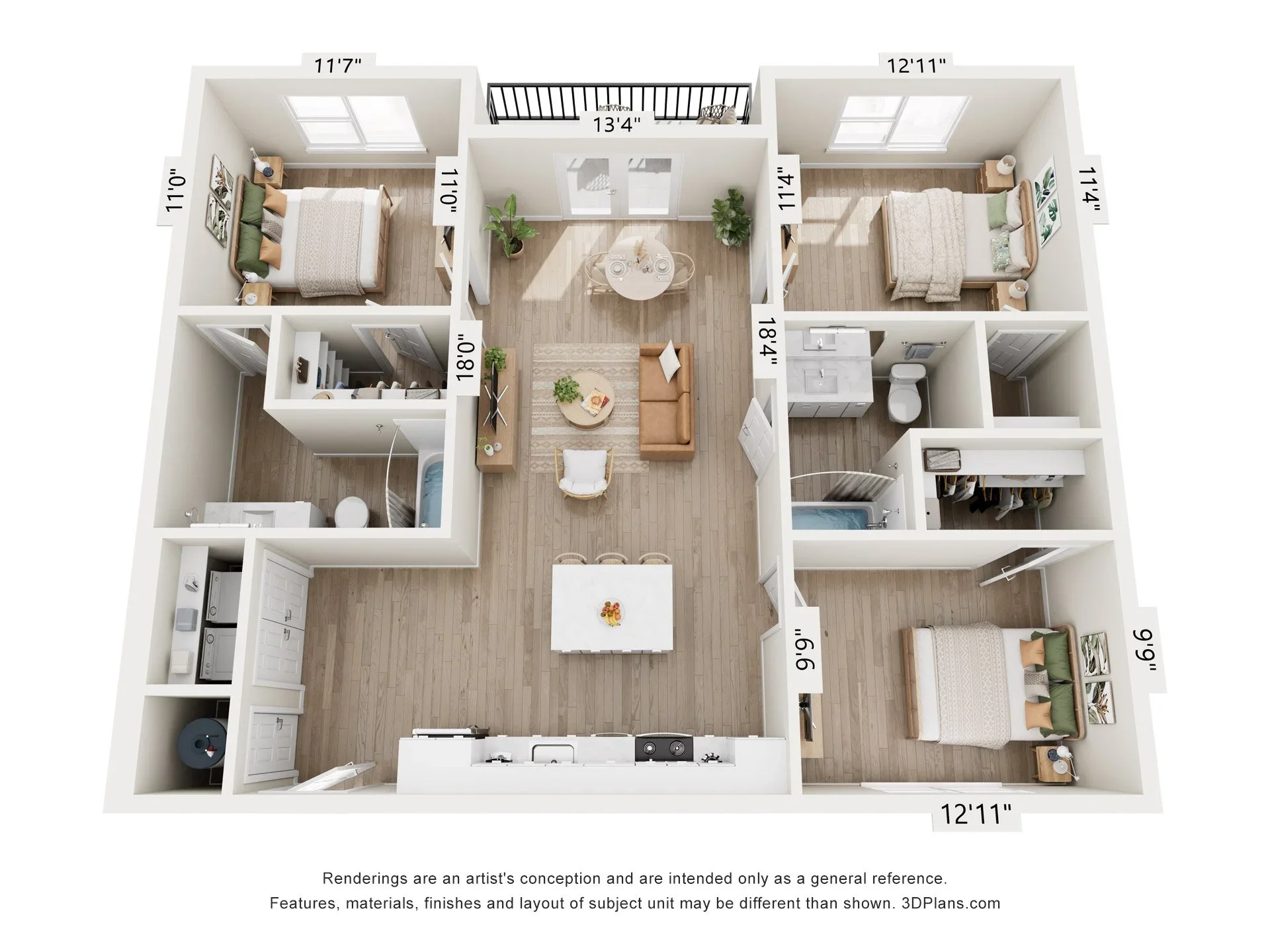 Highland East C1 floor plan