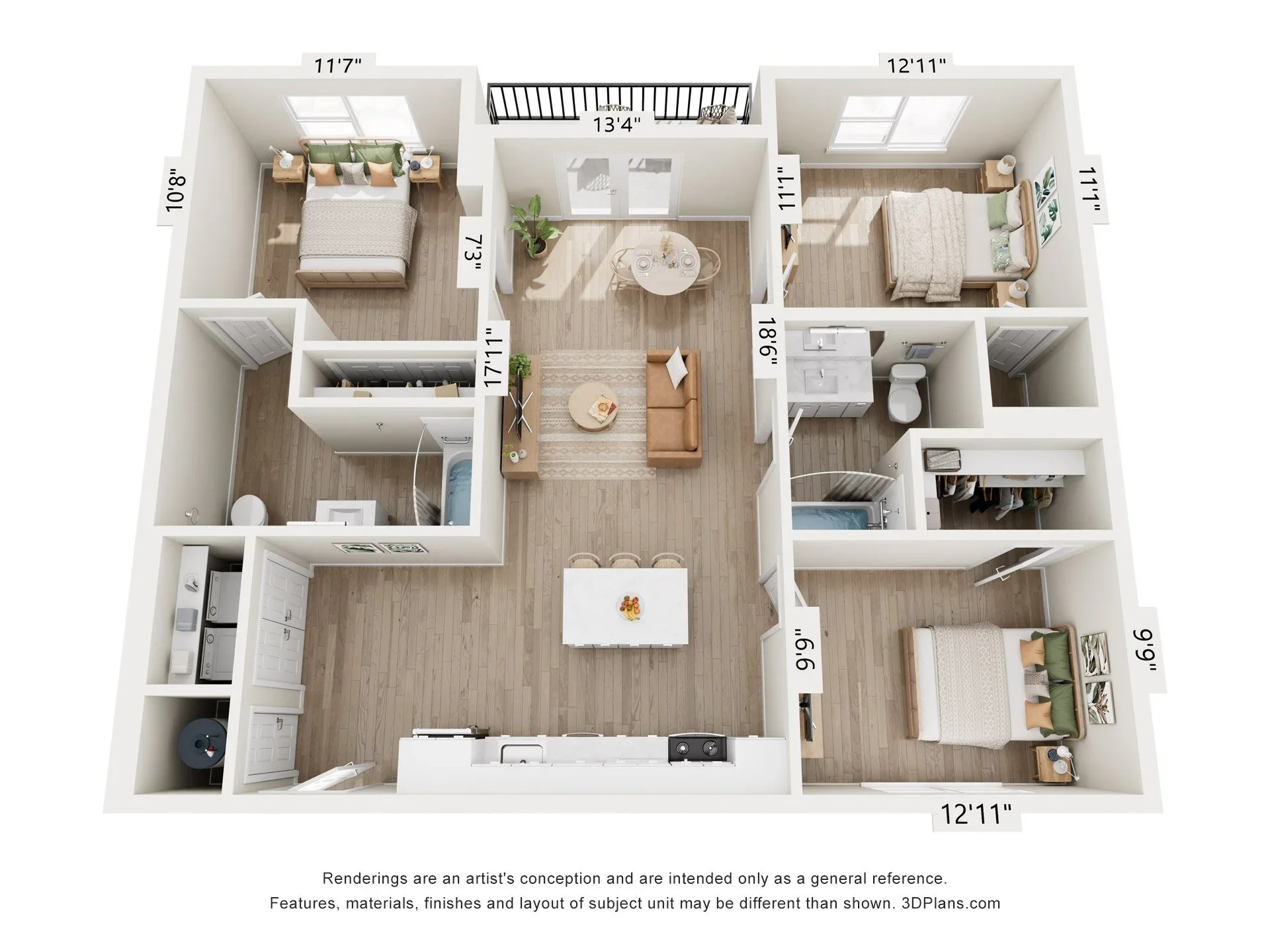Highland East C2 floor plan