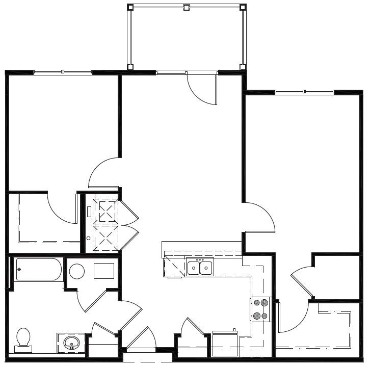 The Benton floor plan