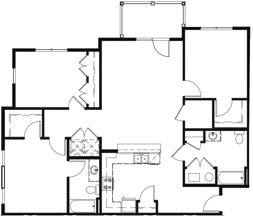 The Wood floor plan