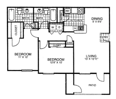 The Range floor plan