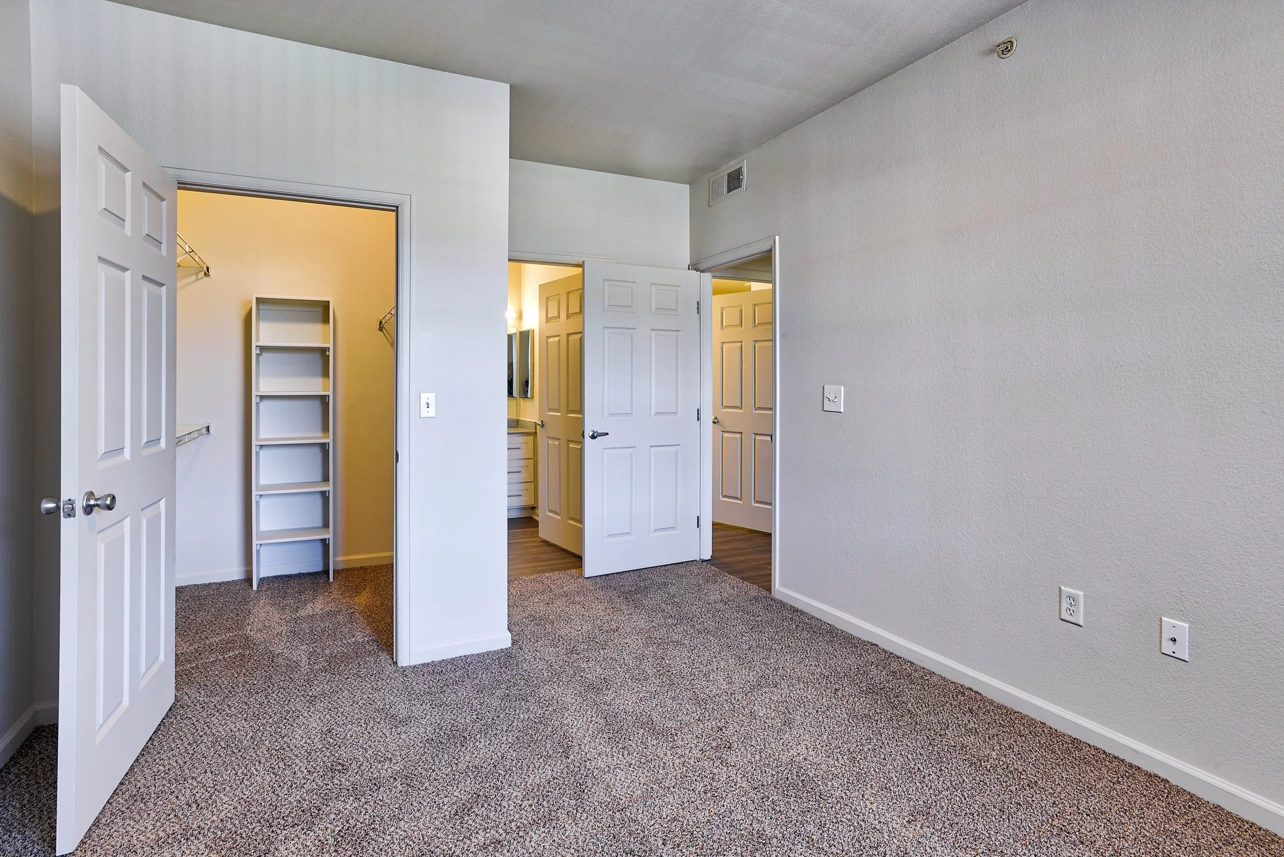 Bedroom and closet