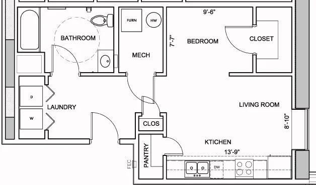 Studio floor plan