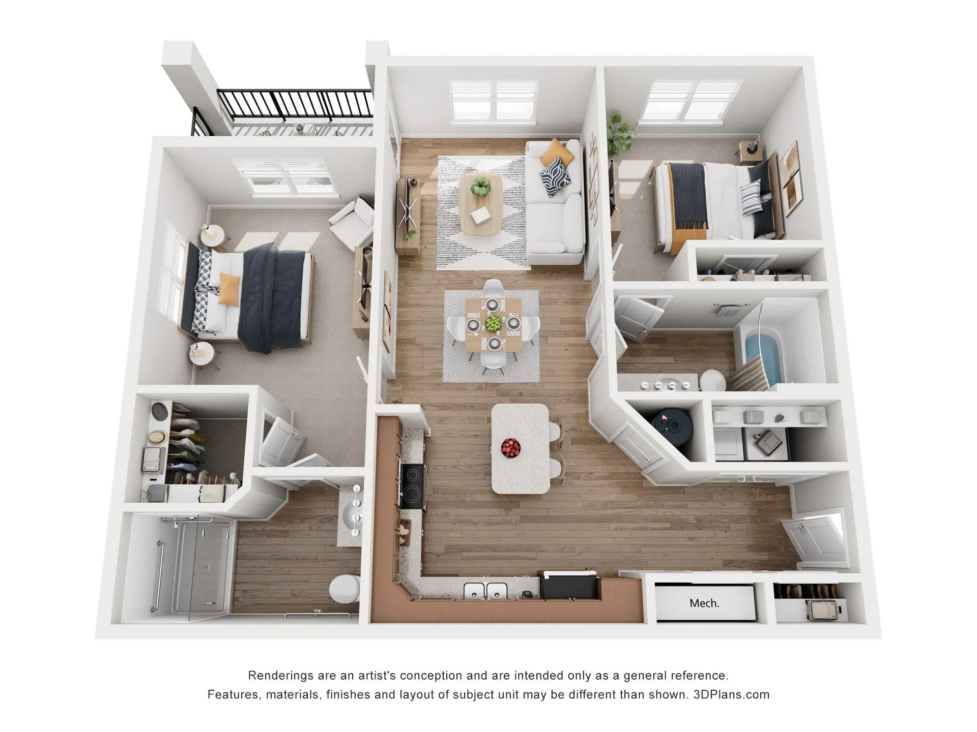 Sojourn Nolensville B1 floor plan