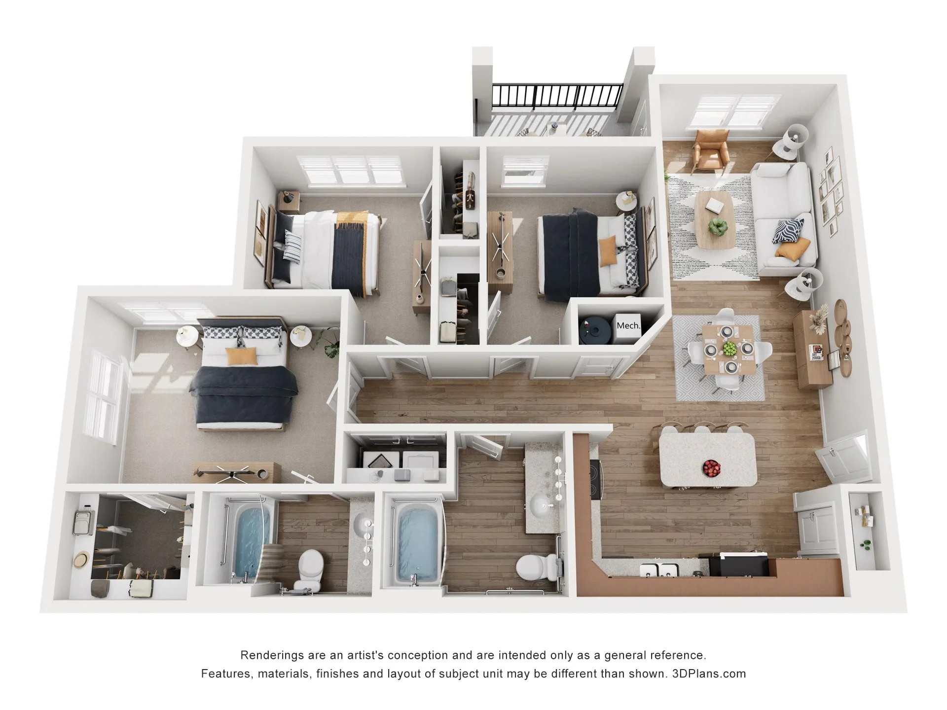 Sojourn Nolensville C1 floor plan