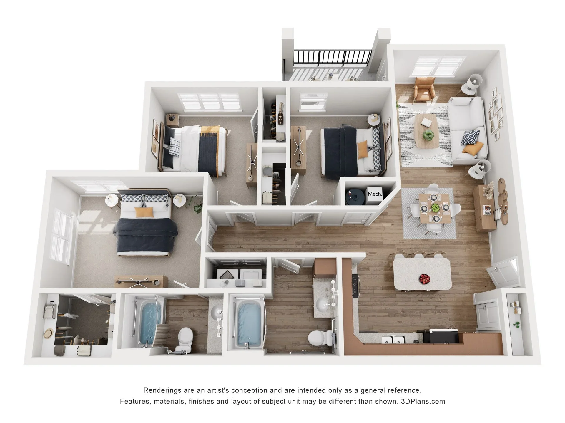 Sojourn Nolensville C3 floor plan