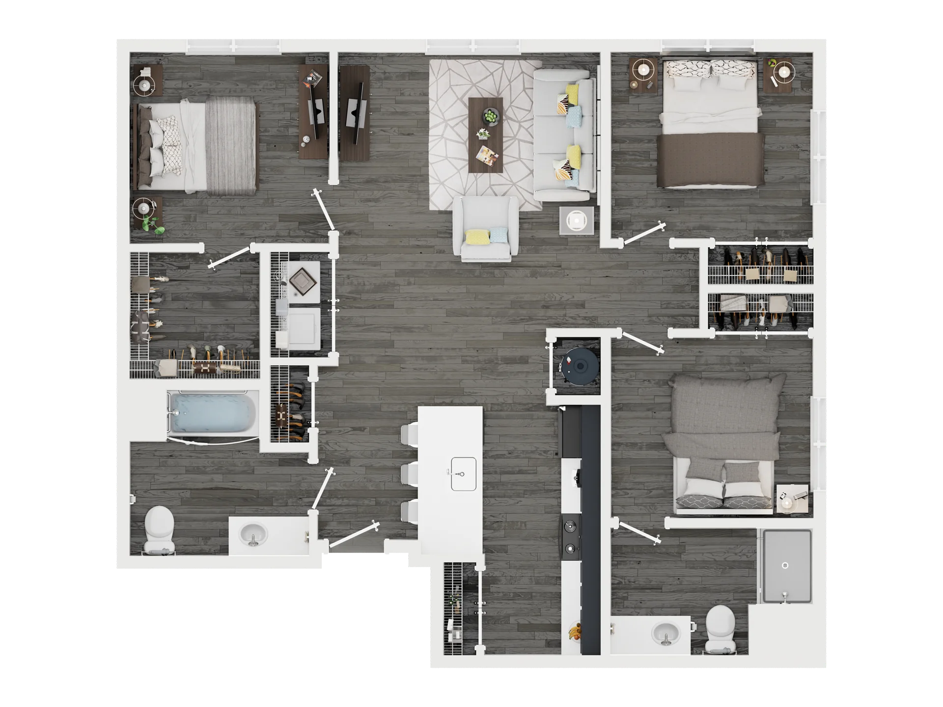 The Oak floor plan