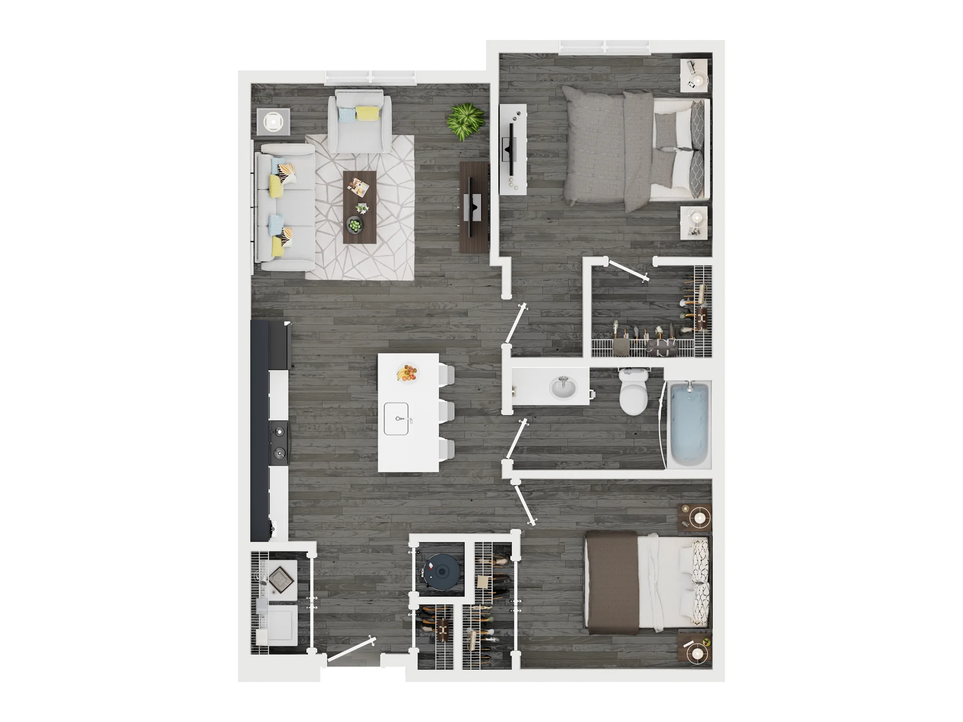 The Hickory floor plan