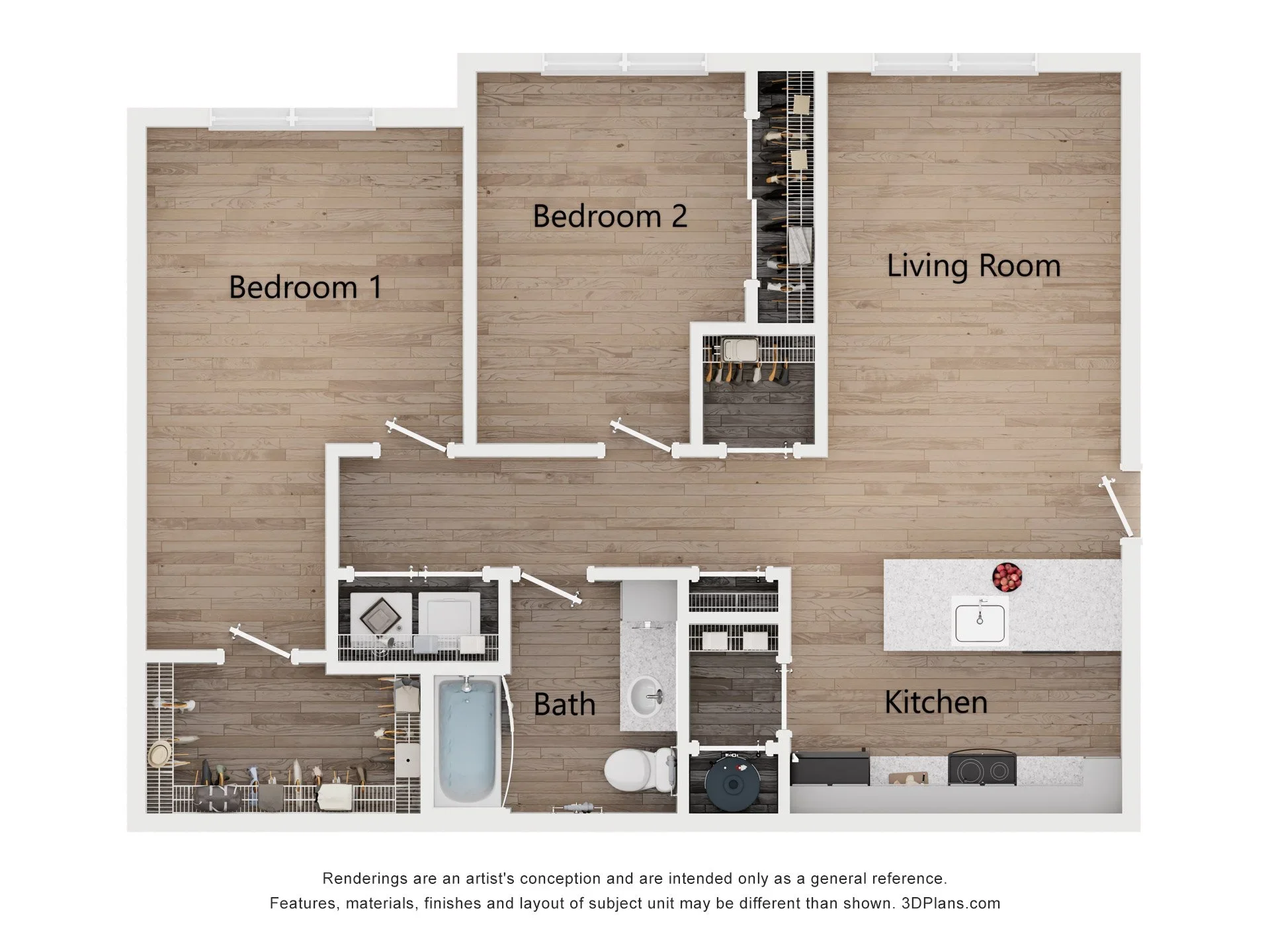 Ridgeway floor plan diagram