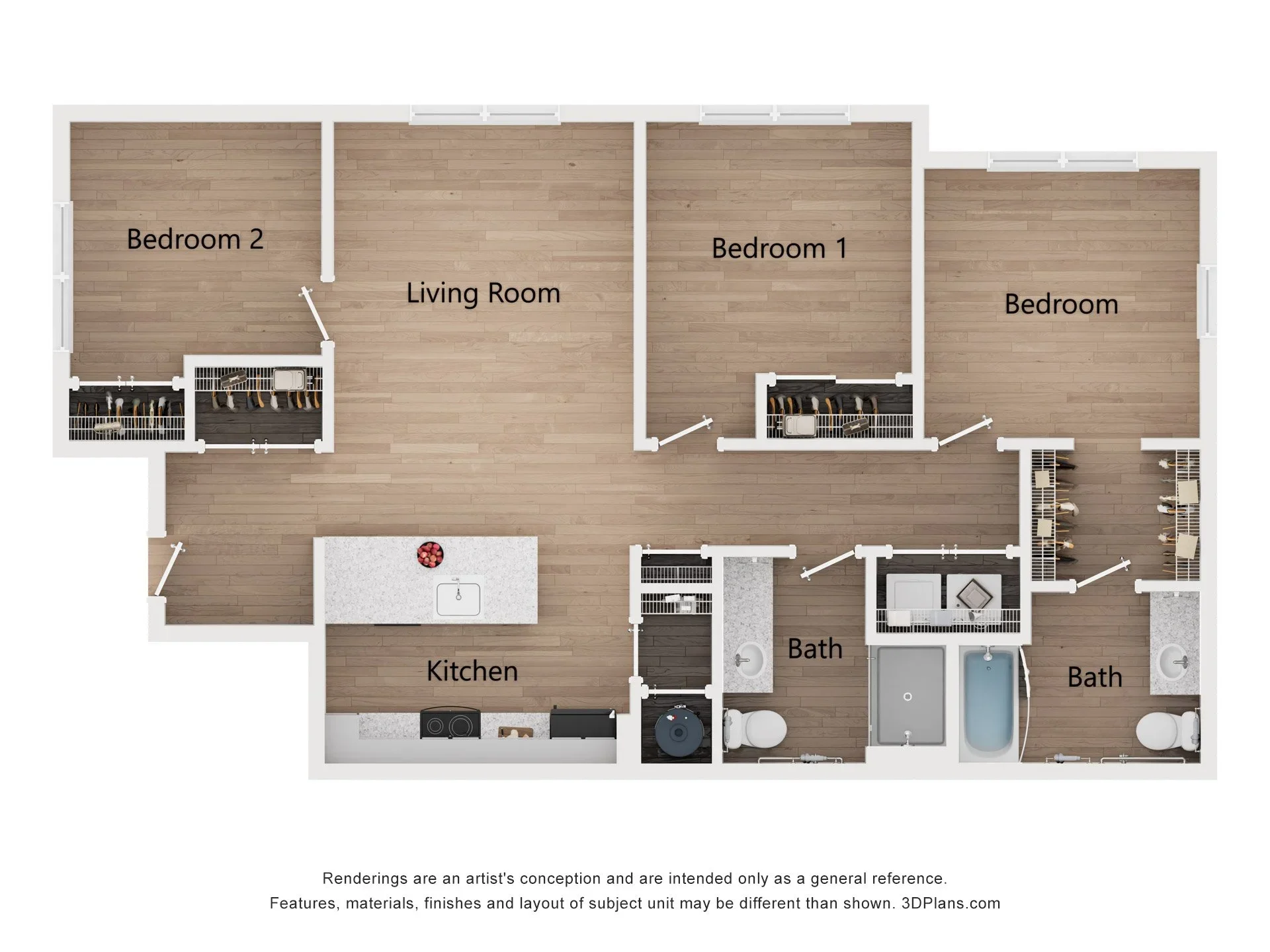 Vista floor plan diagram