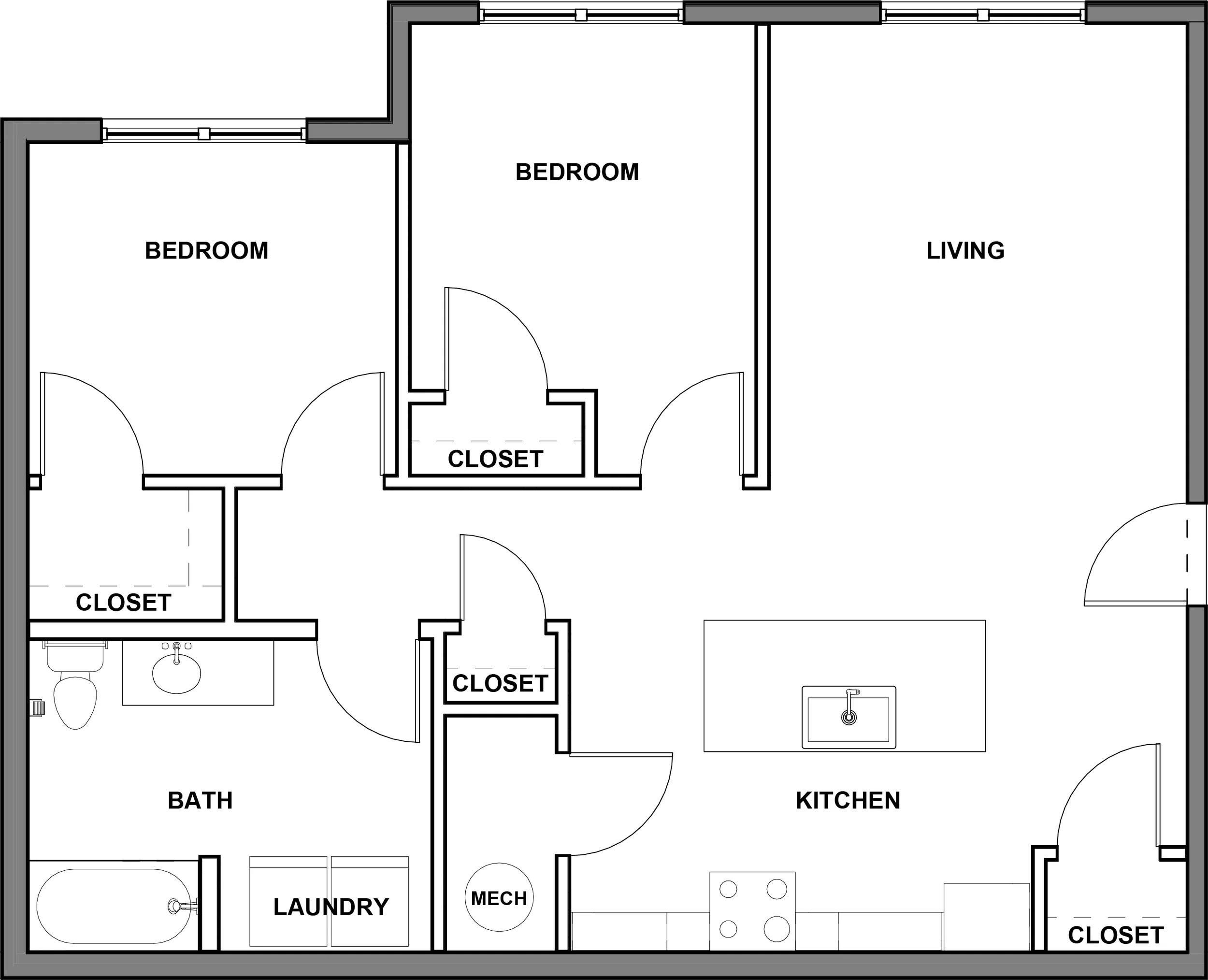 Albright floor plan diagram
