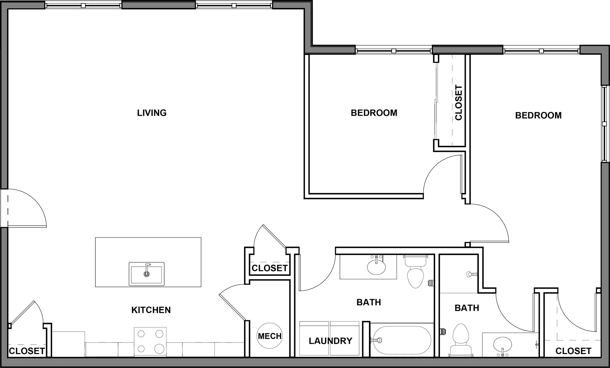Ballard floor plan diagram