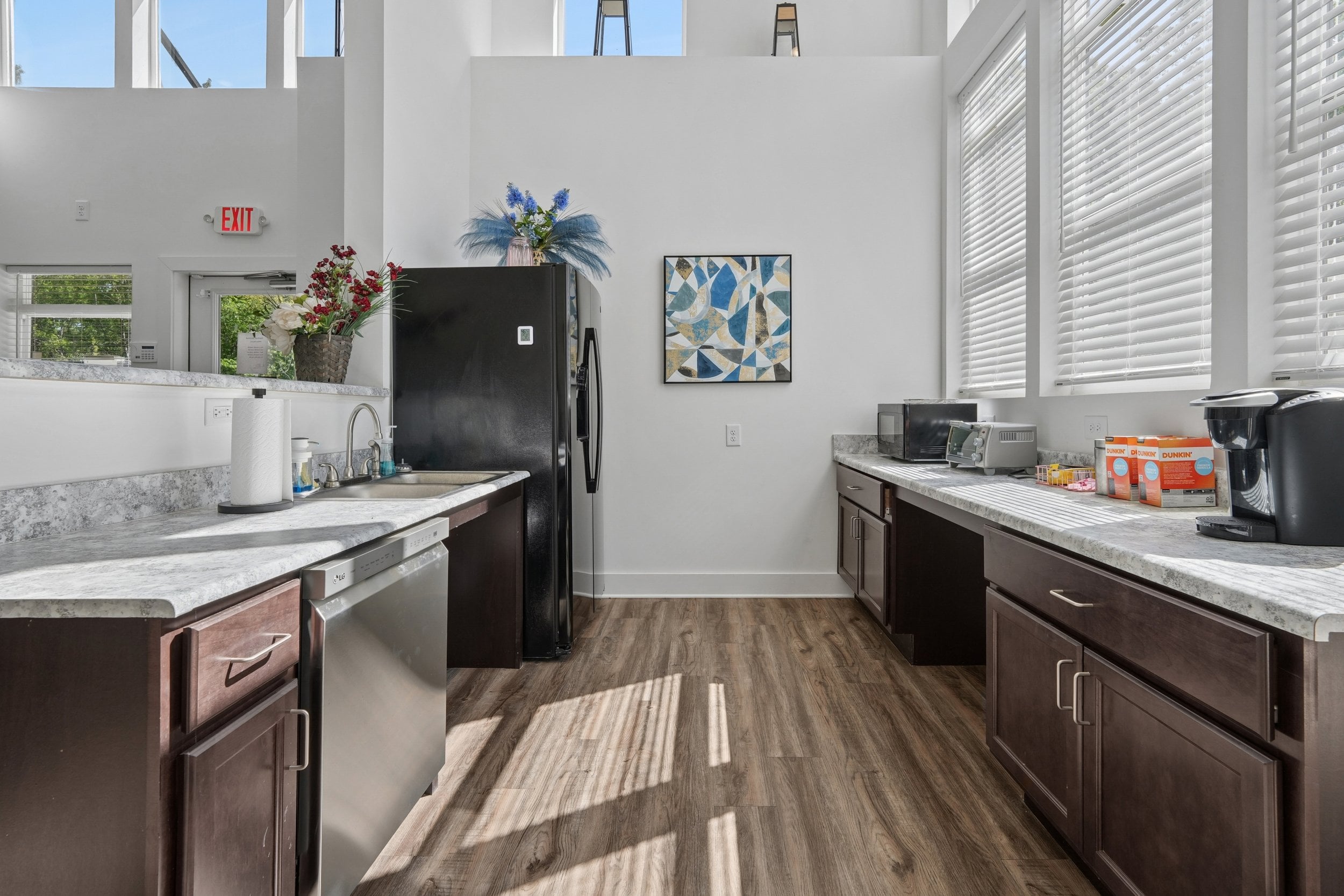 Kitchen with appliances