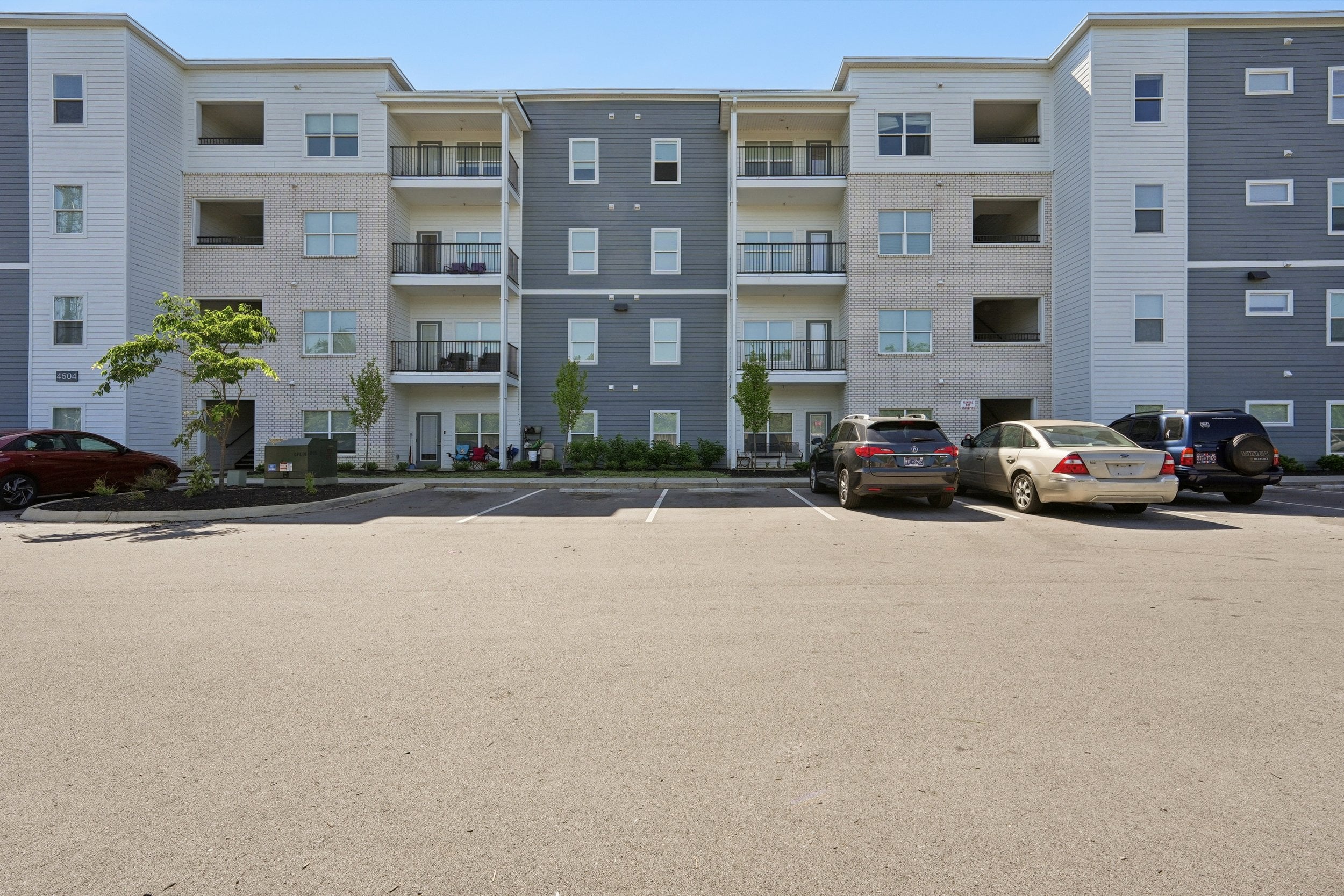 Apartment building exterior