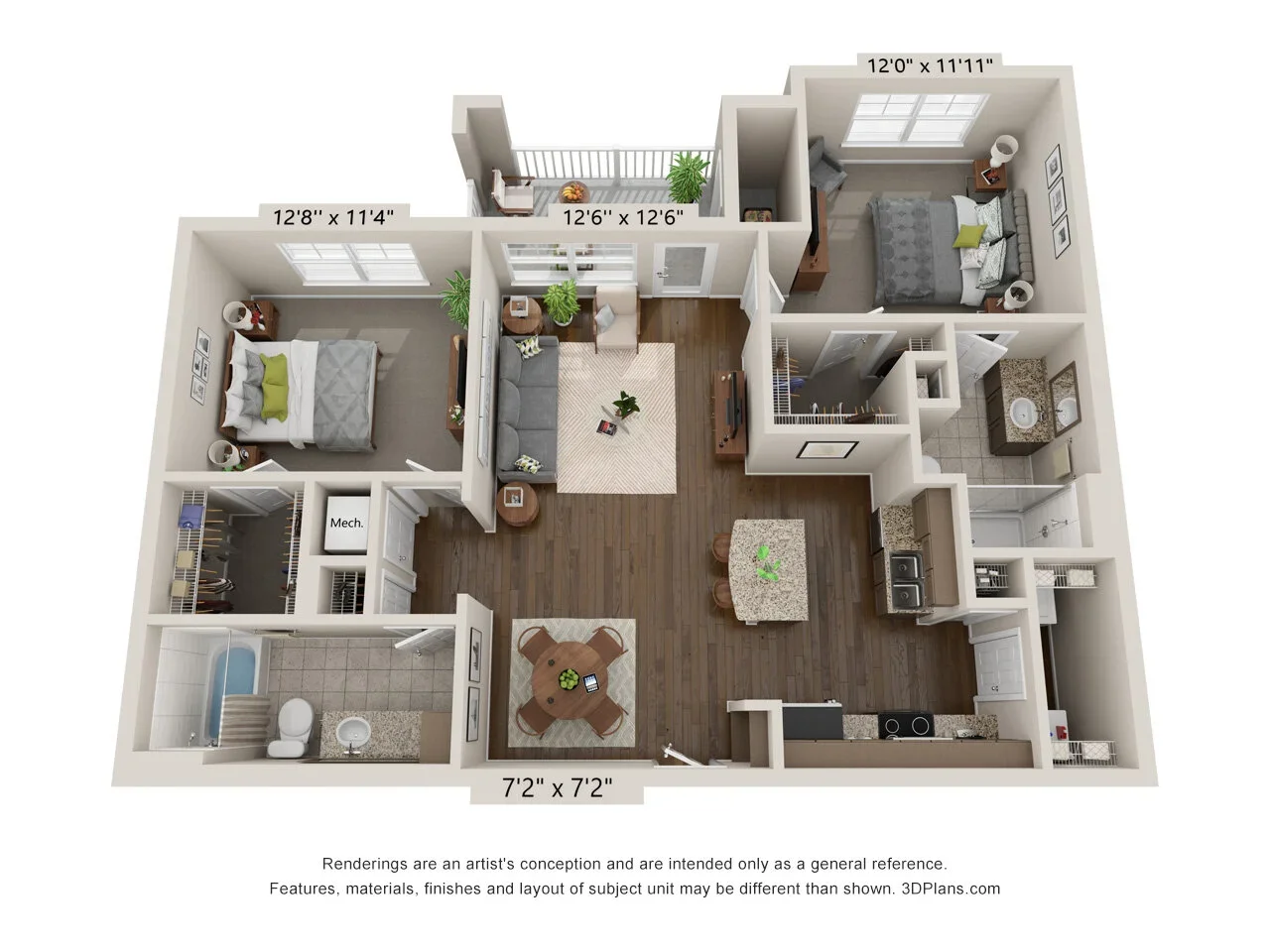 Vintage Northcreek B1 floor plan