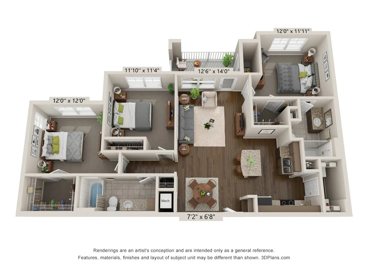 Vintage Northcreek C1 floor plan