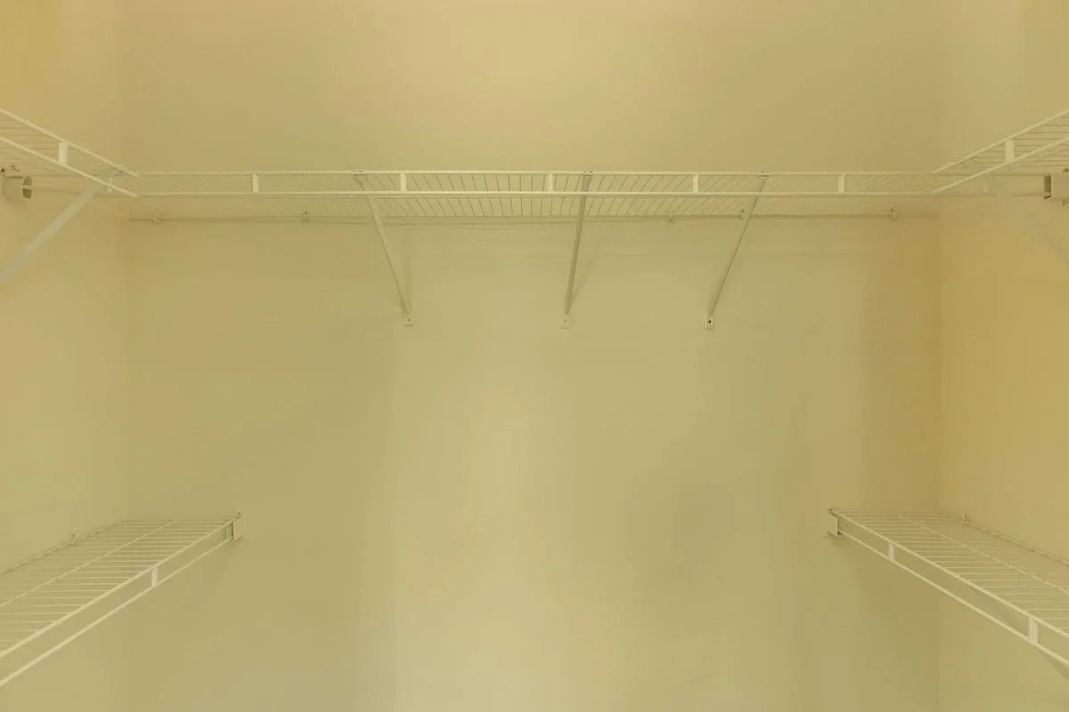 Heritage Station Senior walk-in closet
