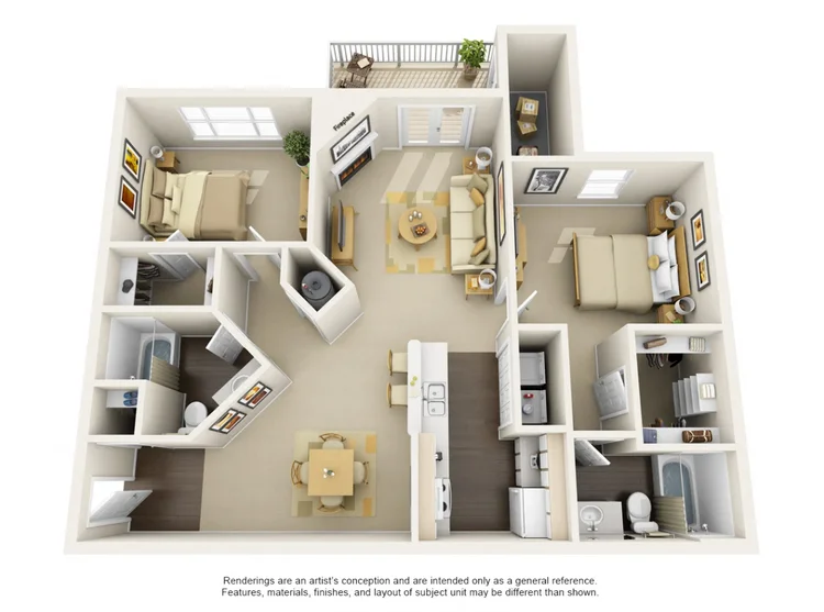 The Belgian floor plan