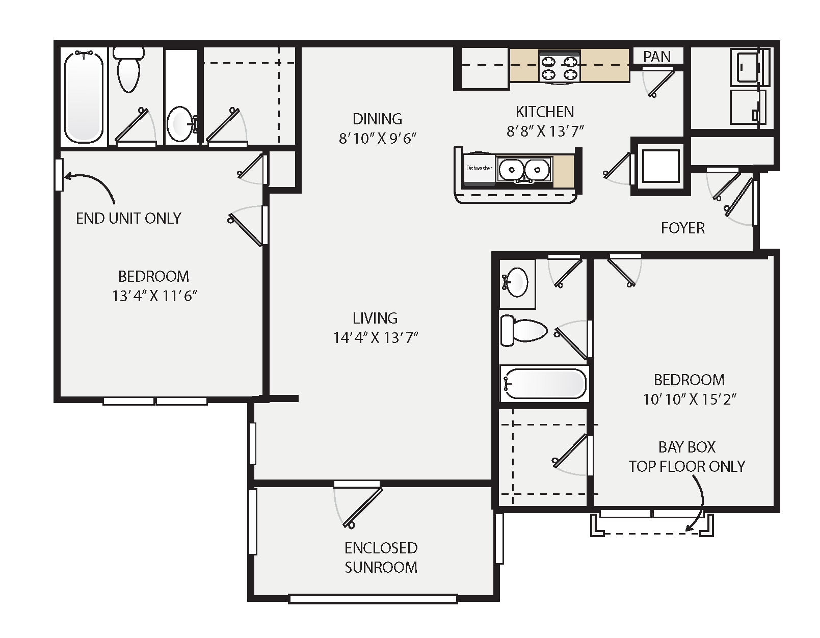 The Neylan w/ Sunroom floor plan