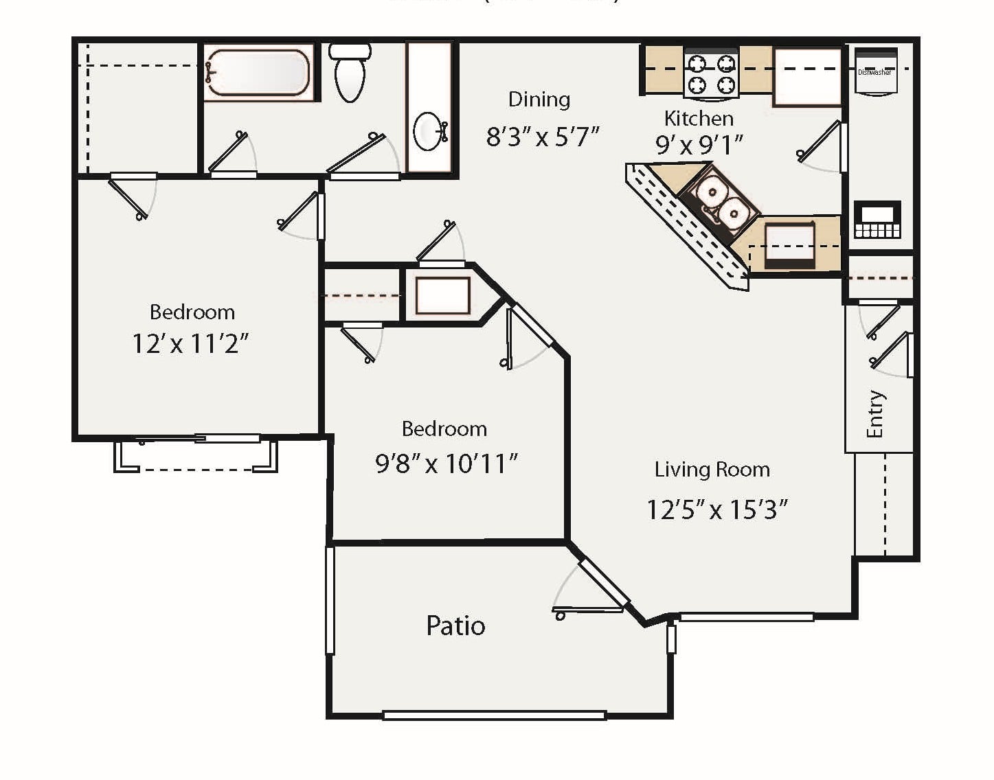 The Manning w/ Patio floor plan