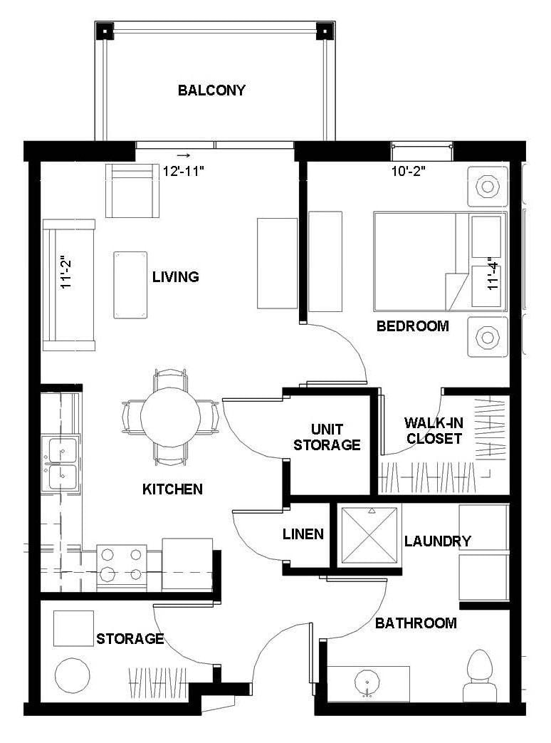 1A floor plan