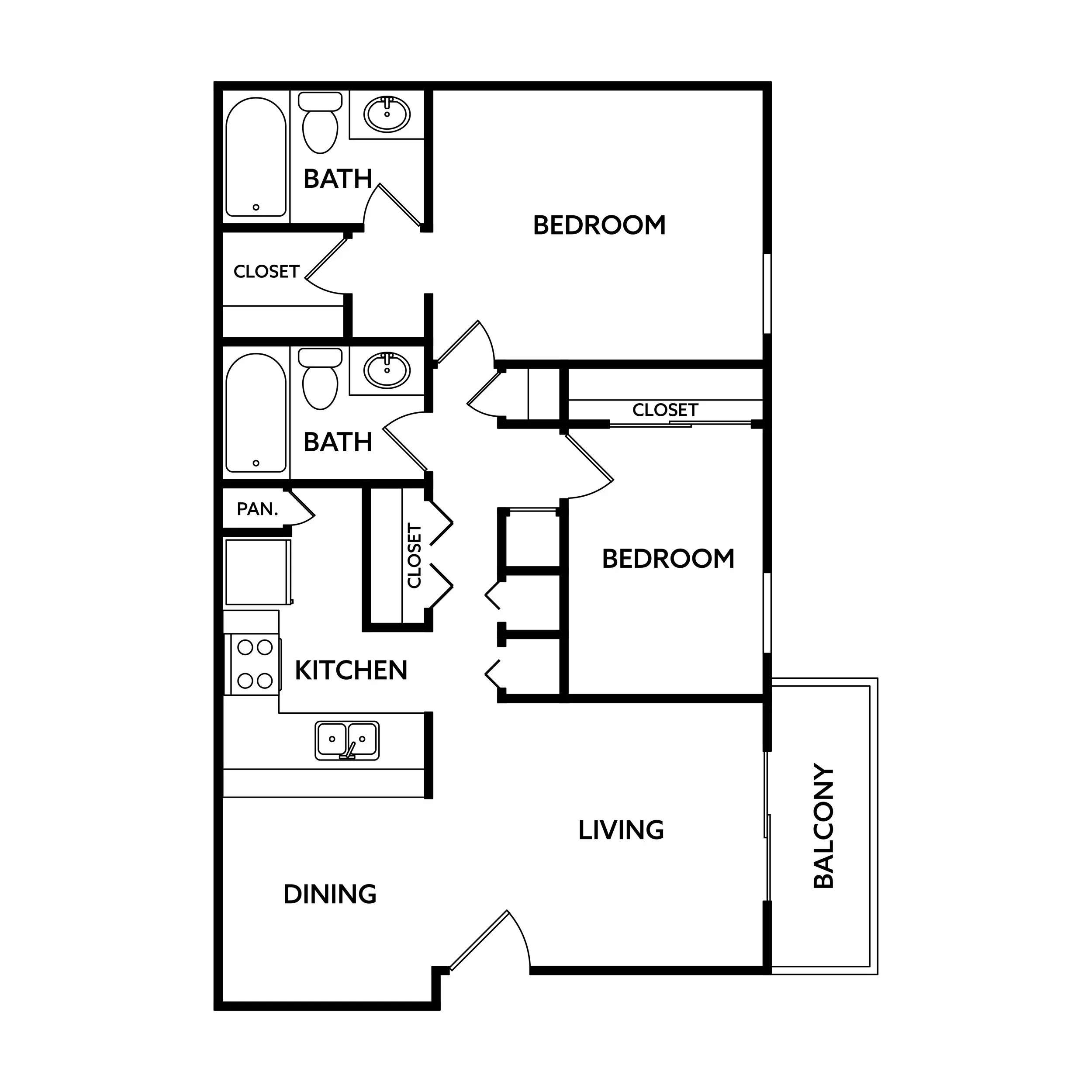 Red Oak floor plan