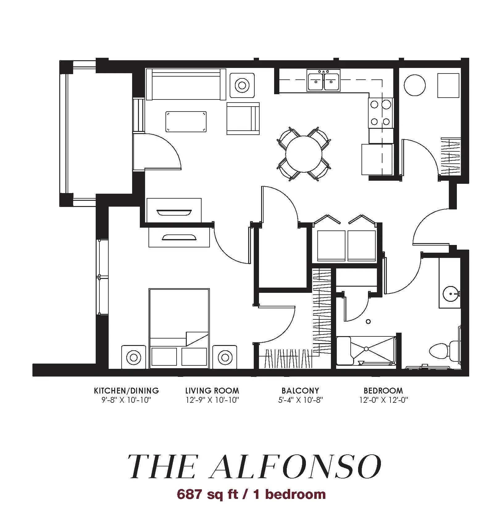 The Alfonso floor plan