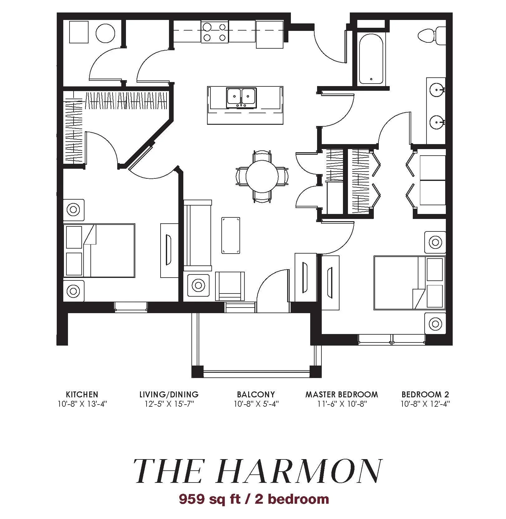 The Harmon floor plan
