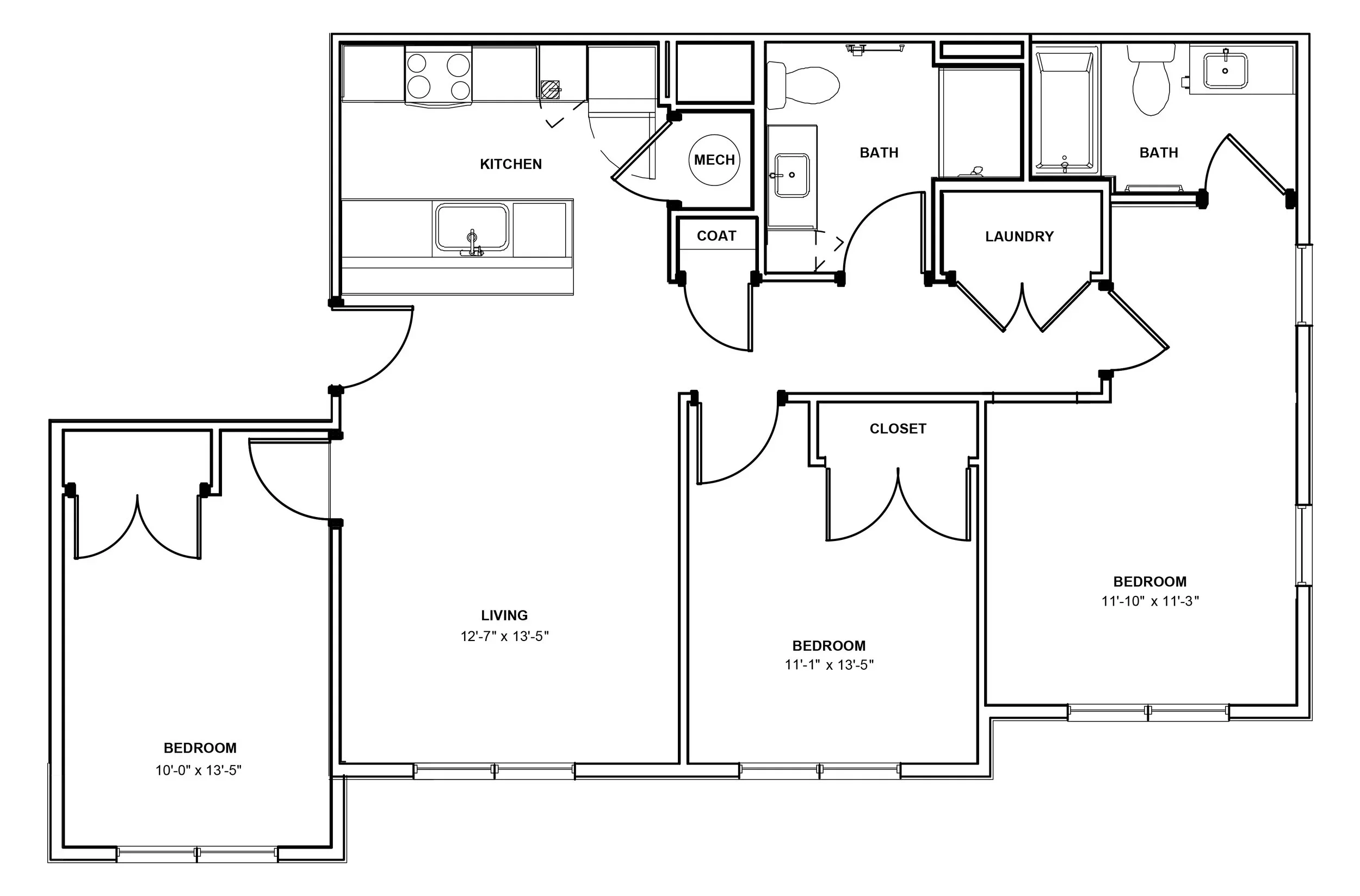 Rosette floor plan