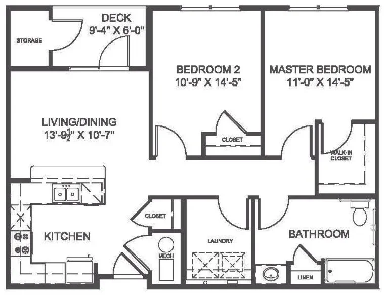 Piston floor plan
