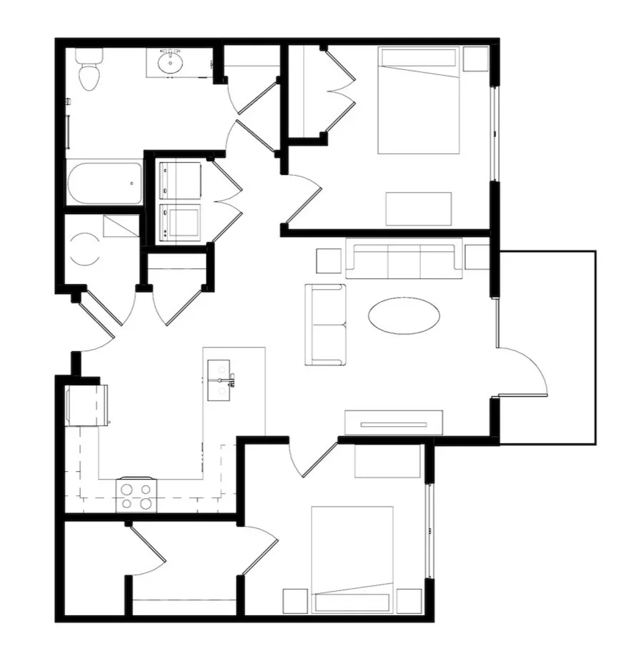 Wild Rose floor plan