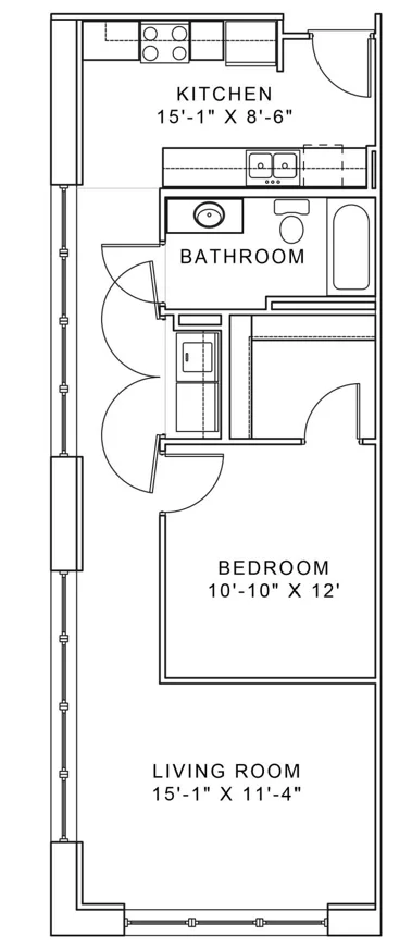 Bunker floor plan