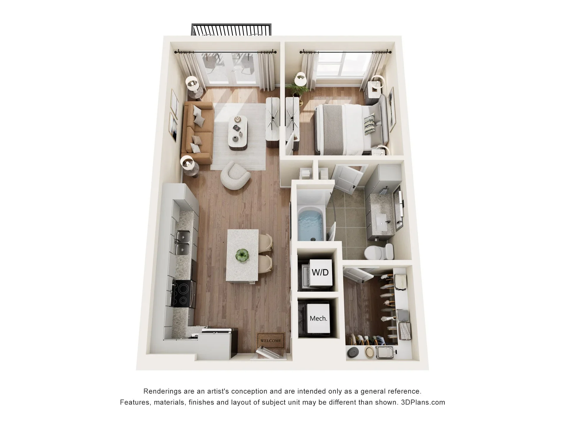 A1 floor plan