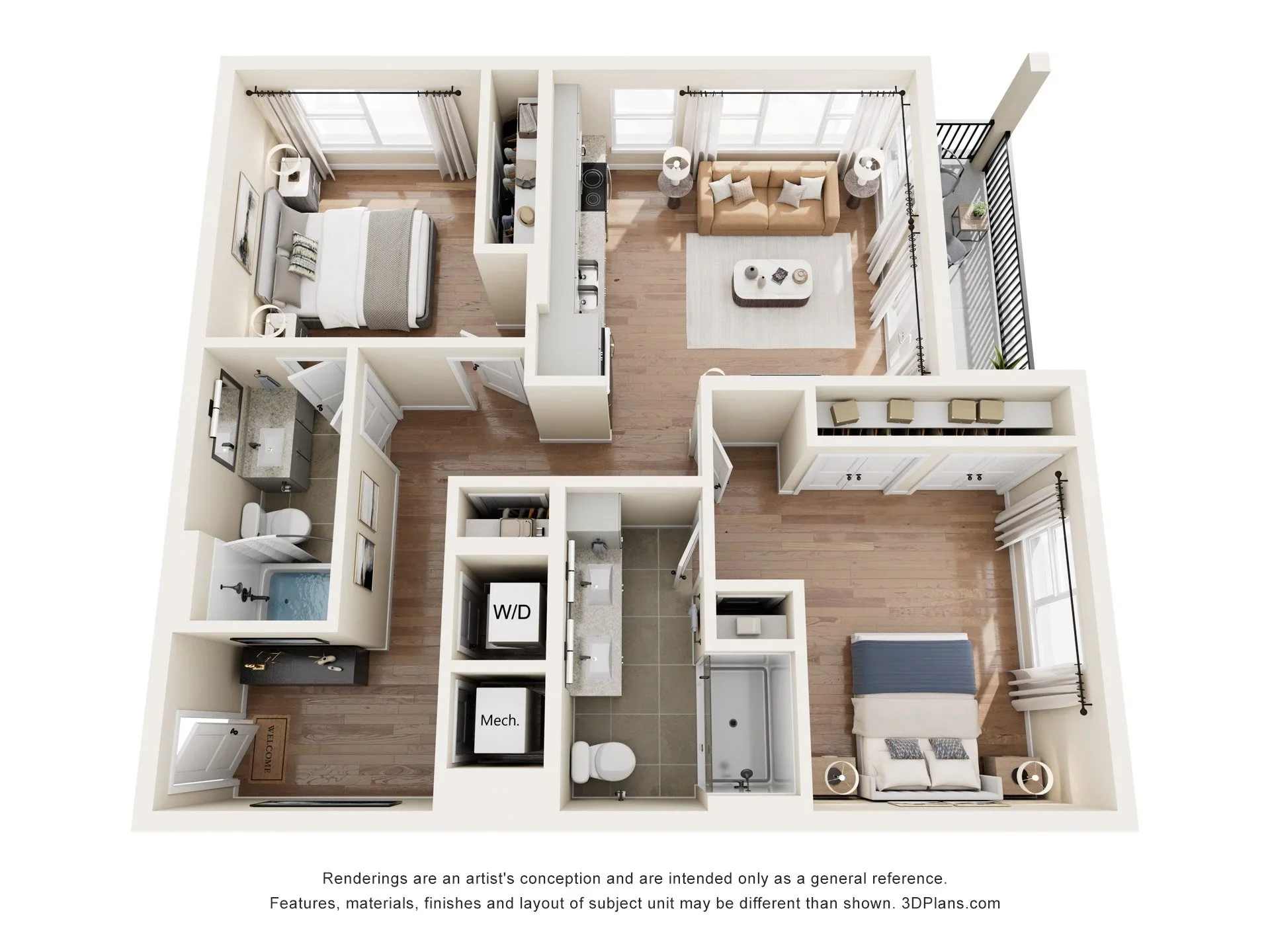 B2 floor plan