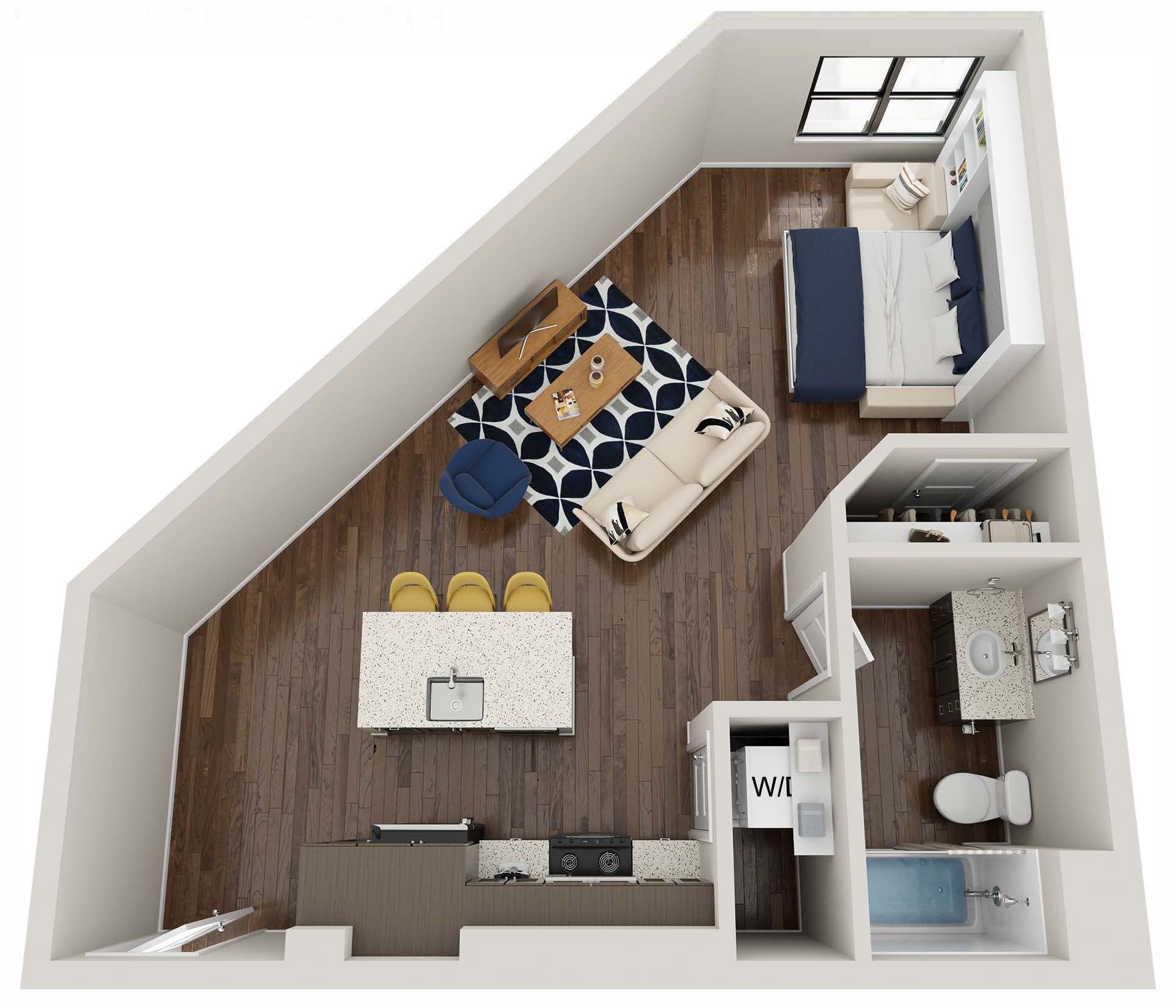 Studio C floor plan