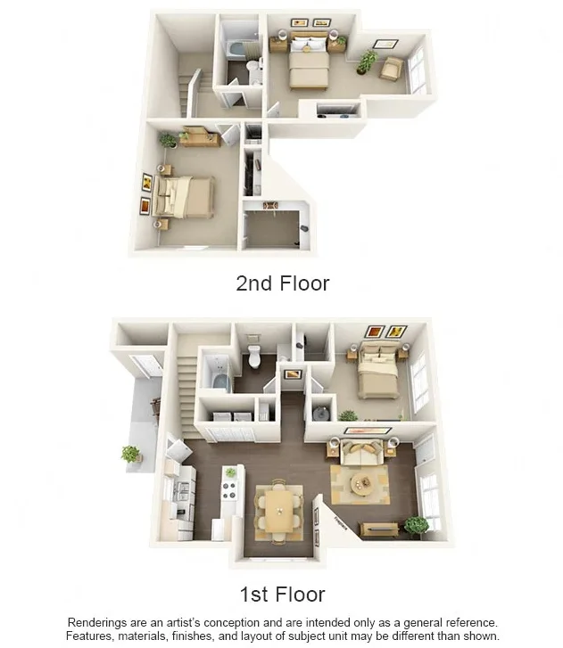 Palomino Townhome floor plan