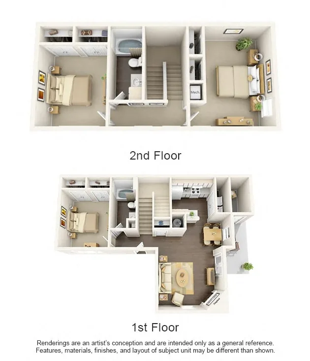 Friesian Townhome floor plan