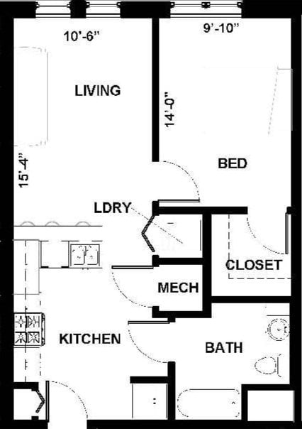 1F floor plan