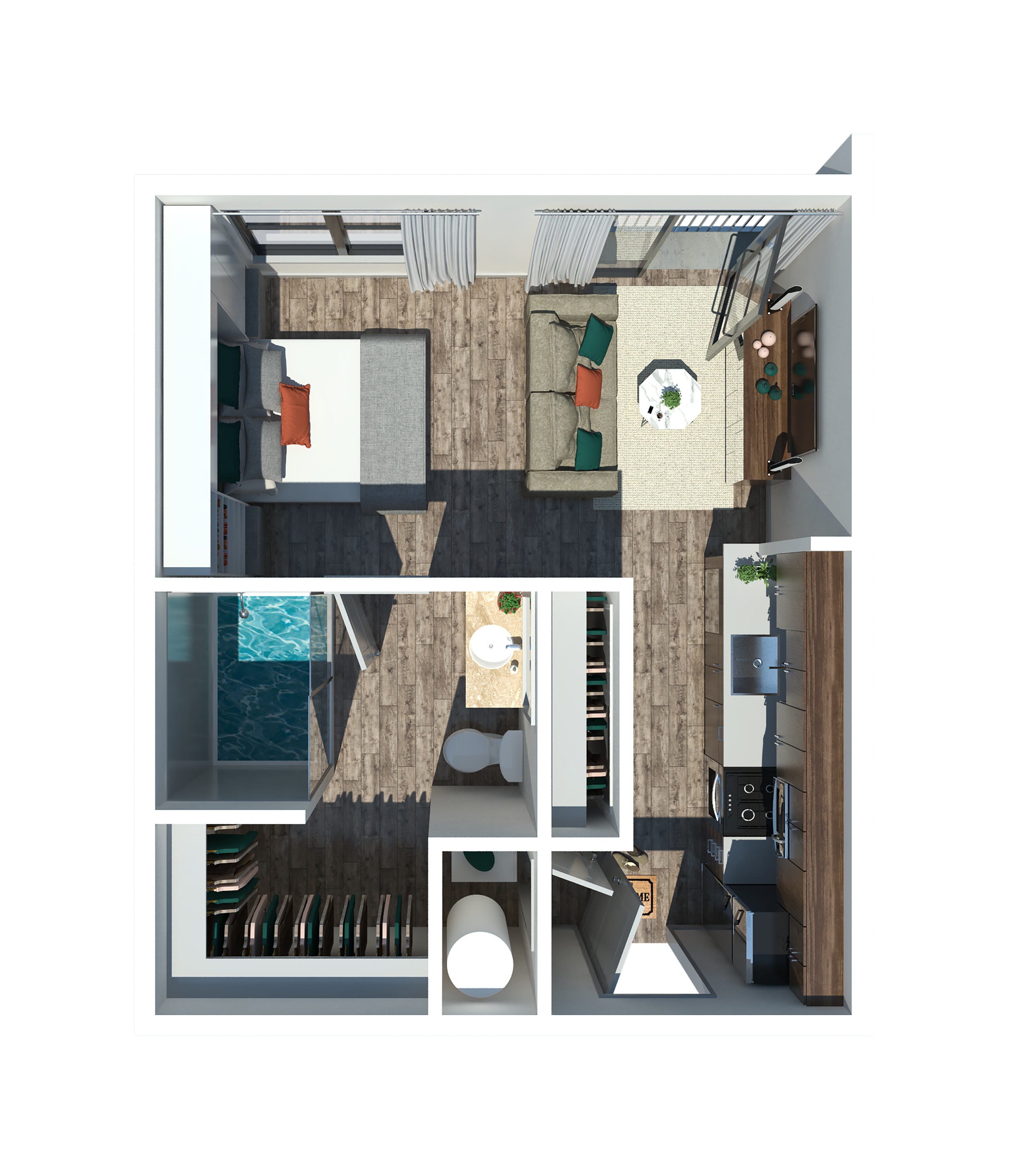 Studio floor plan
